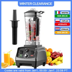 BioloMix 3HP 2200W Heavy Duty Commercial Grade Timer Blender Mixer Juicer Fruit Food Processor frullati di ghiaccio BPA Free 2L Jar