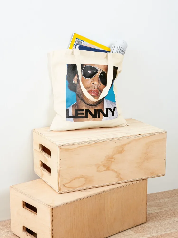 حقيبة حمل تي شيرت كلاسيكية من ليني كرافيتز، حقائب تسوق قماشية جمالية قابلة لإعادة الاستخدام