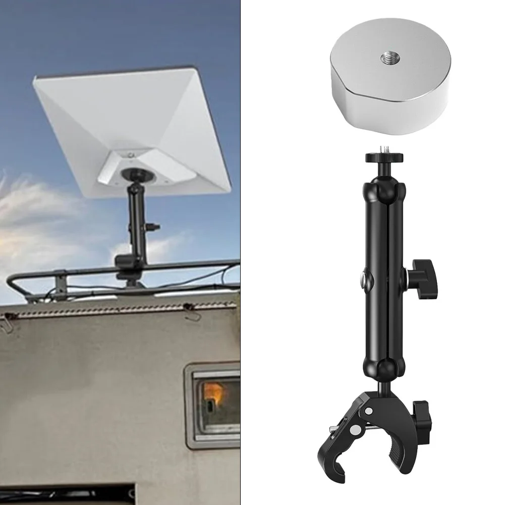 

Адаптер для штатива из алюминиевого сплава для Starlink Mini, совместимый с различными креплениями для автодомов, караванов и багажников на крыше