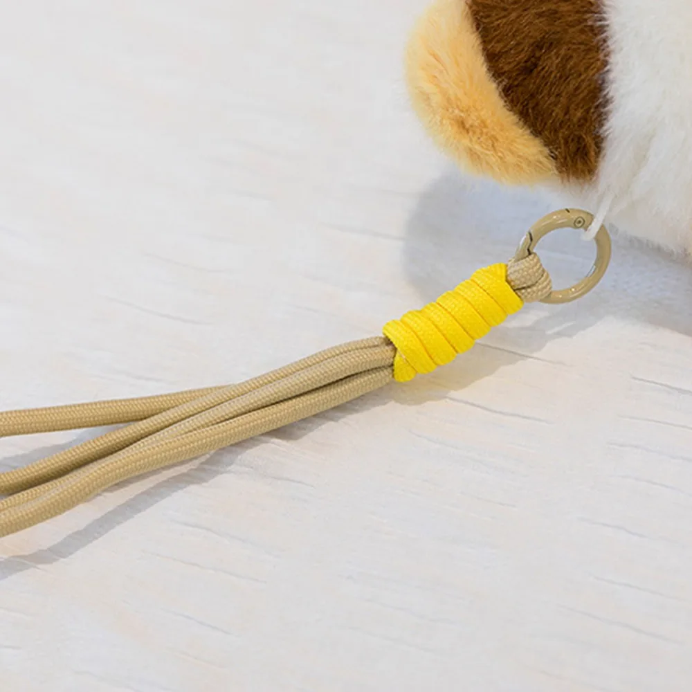 Bonito pequeno urso animal boneca pingente coelho fofo gato brinquedo de pelúcia chaveiro mouse macio cão boneca de pelúcia chaveiro festas de aniversário