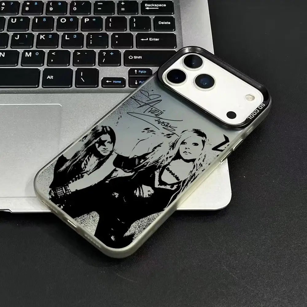 아비르 라비네 쿨 폰 케이스 아이폰 17 16 15 14 13 12 11 프로 맥스 에어 매트 레이저 오로라 충격 방지 케이스