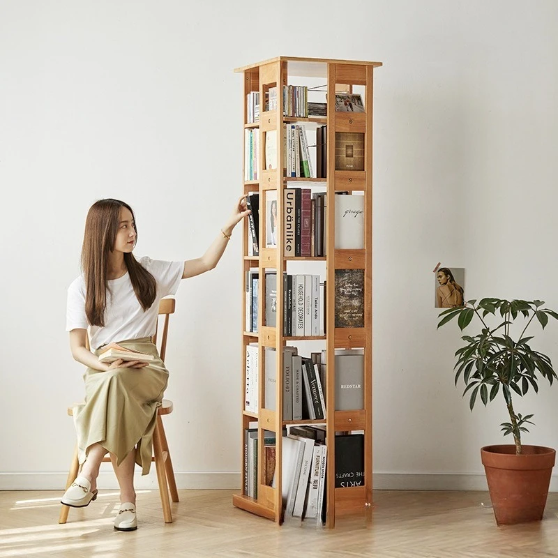 Solid wood removable bookcase Multi-layer books Picture book shelf Large capacity bookcase