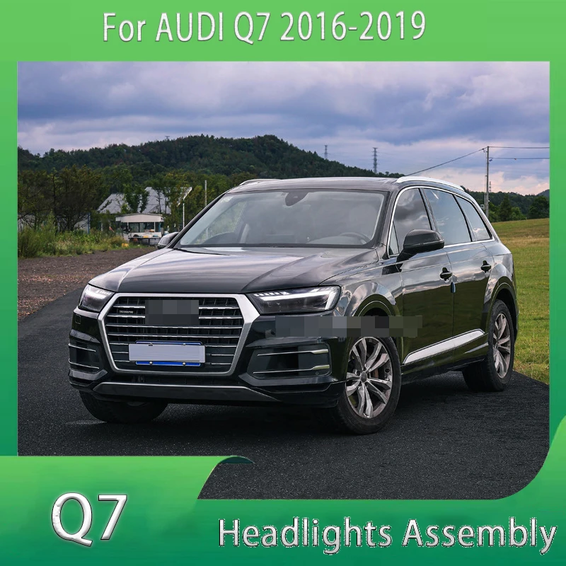 

Car Styling Head Lamp For Audi Q7 LED Headlight 2016-2019 Front DRL Turn Signal Light Assembly Modified Automotive Accessories