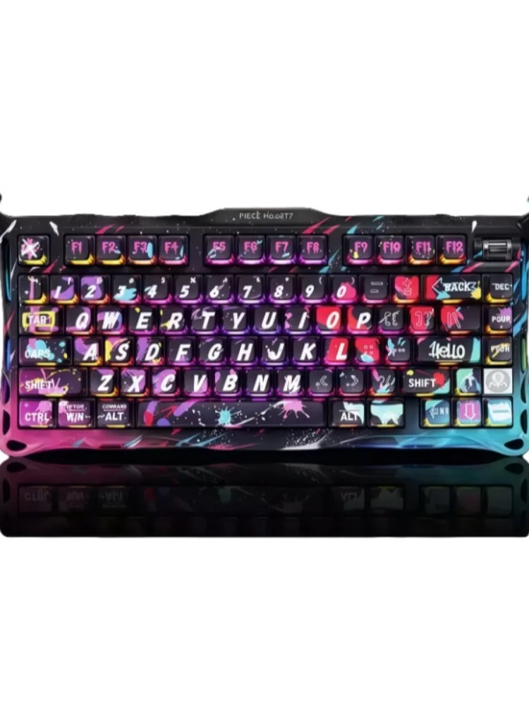 新しい GravaStar タイル 75 プロ磁気軸キーボード E スポーツゲームカスタマイズ有線シングルモードアルミ Tuotuo キーボードギフト