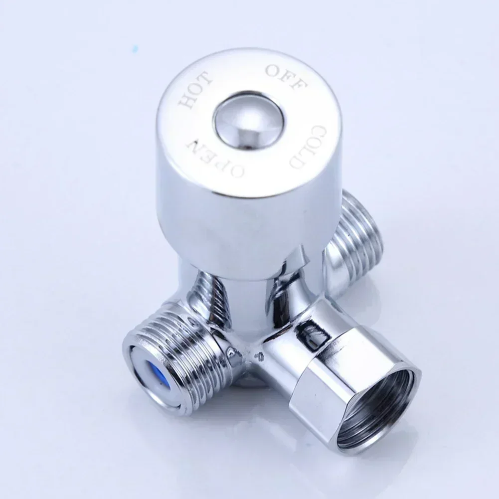 Thermostatic Mixer With Temperature Control Durable Zinc Alloy Construction G1/2 Thread Wide Temperature Range Shower Faucet