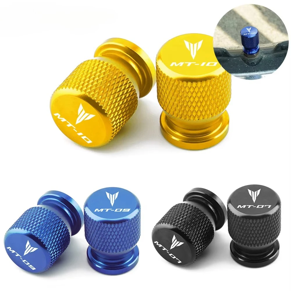 Logo For YAMAHA MT03 MT07 MT09 MT10 Wheel Tire Bouchon Valve Caps Plug Tyre Airtight Cover Motorcycle Accessories MT 03 07 09 10