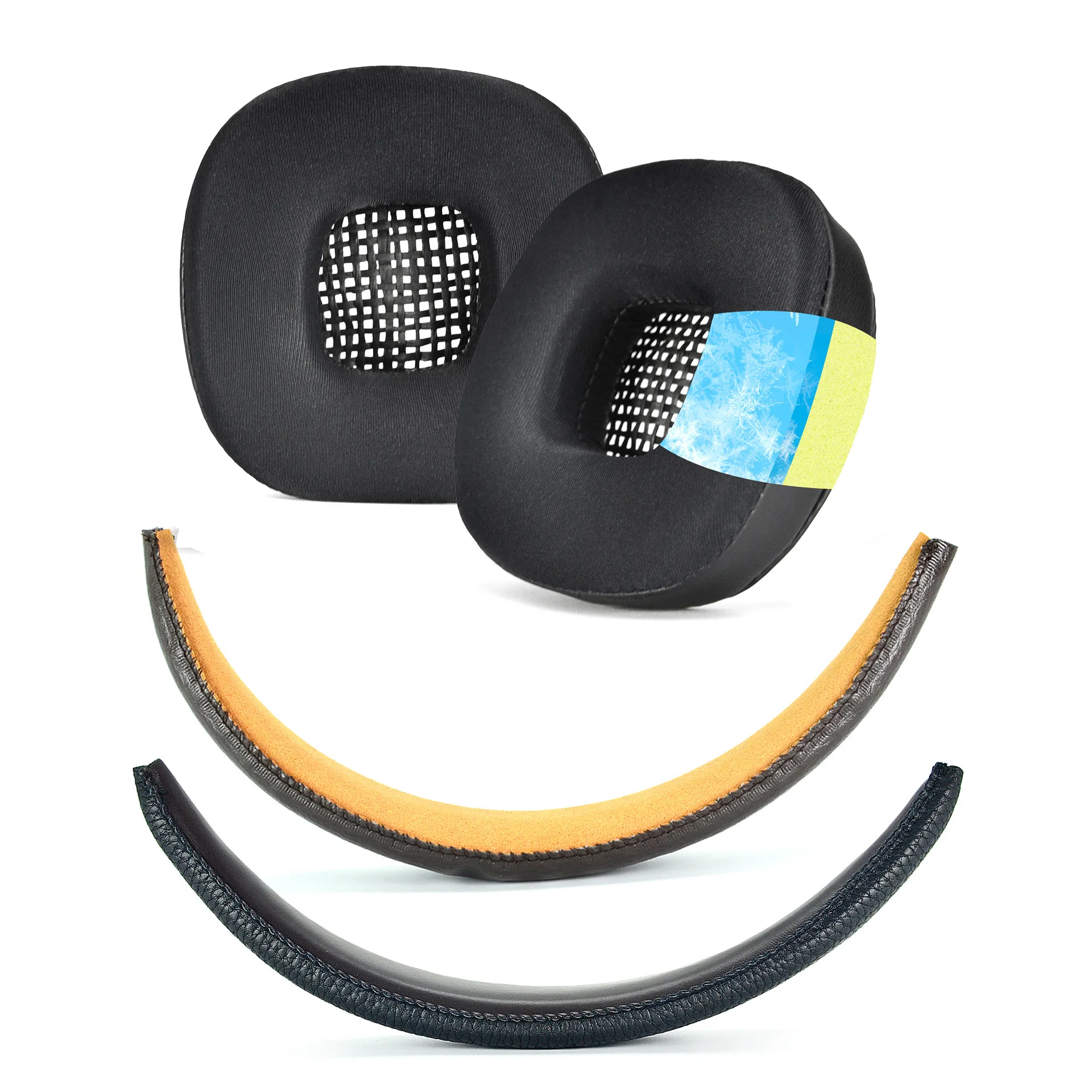 TAMUM Soft Foam Ice gel memory foam Headphone Ear Pads Compatible For MARSHALL MAJOR II Headset Earmuffs Repairing Parts ，