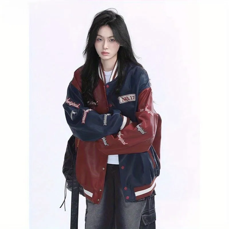 

Baseball Jackets Pink Womens Winter Anti-Fall Quick-Drying Soft-Shell Premium Hip-Hop Safari Zippers Motobiker Ethnic Windproof