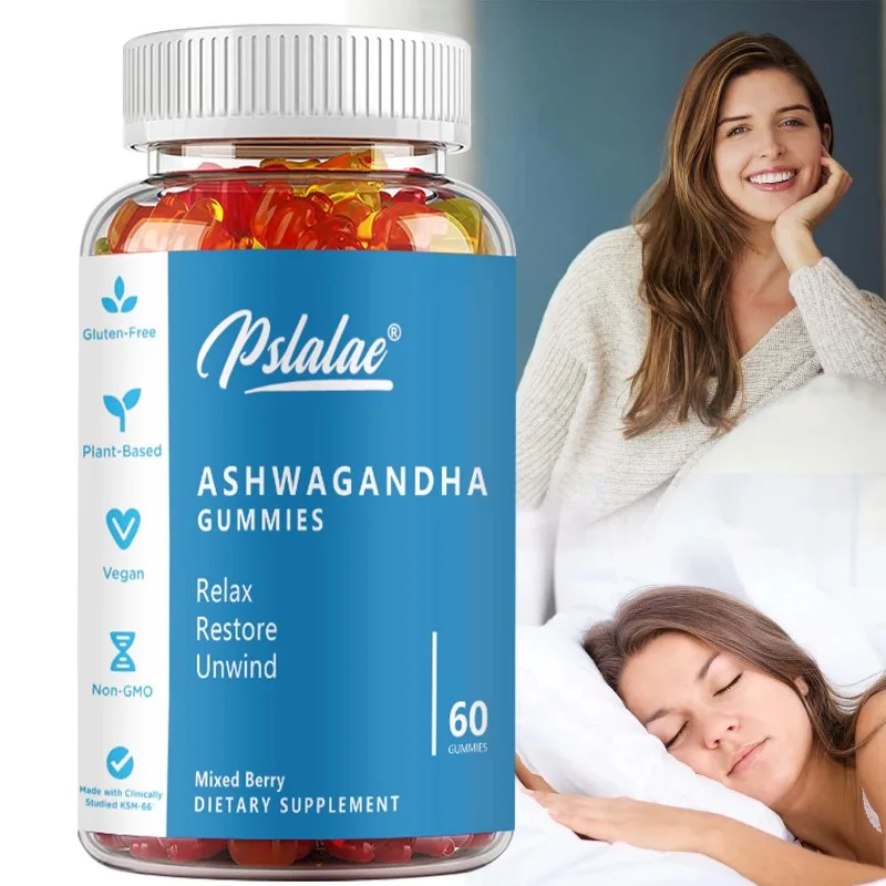 

Ashwagandha Gummies — снимает тревогу и стресс, помогает здоровым глубоким сна, снимает бессонницу, похудеть жира и управление весом