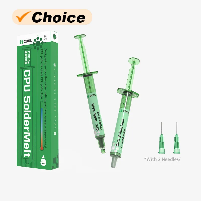 2UUL SC20 CPU SolderMelt Tool Specialized in Reducing Solder Melting Point of CPU Pads Quick Easy Cleaning for Mobile CPU Repair