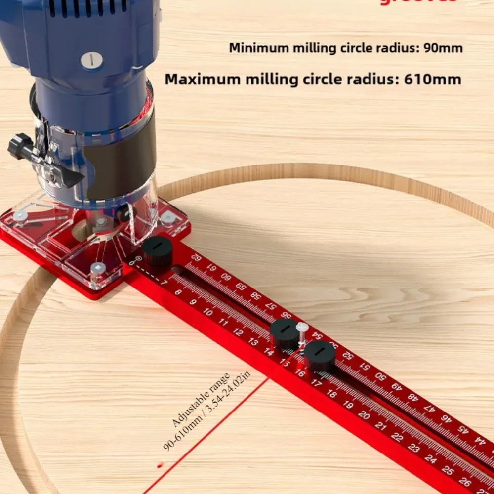 

Направляющие 3 в 1, деревообрабатывающий режущий фрезерный инструмент, круглый вспомогательный инструмент, алюминиевый фрезерный станок, триммер для резки кругов, приспособление