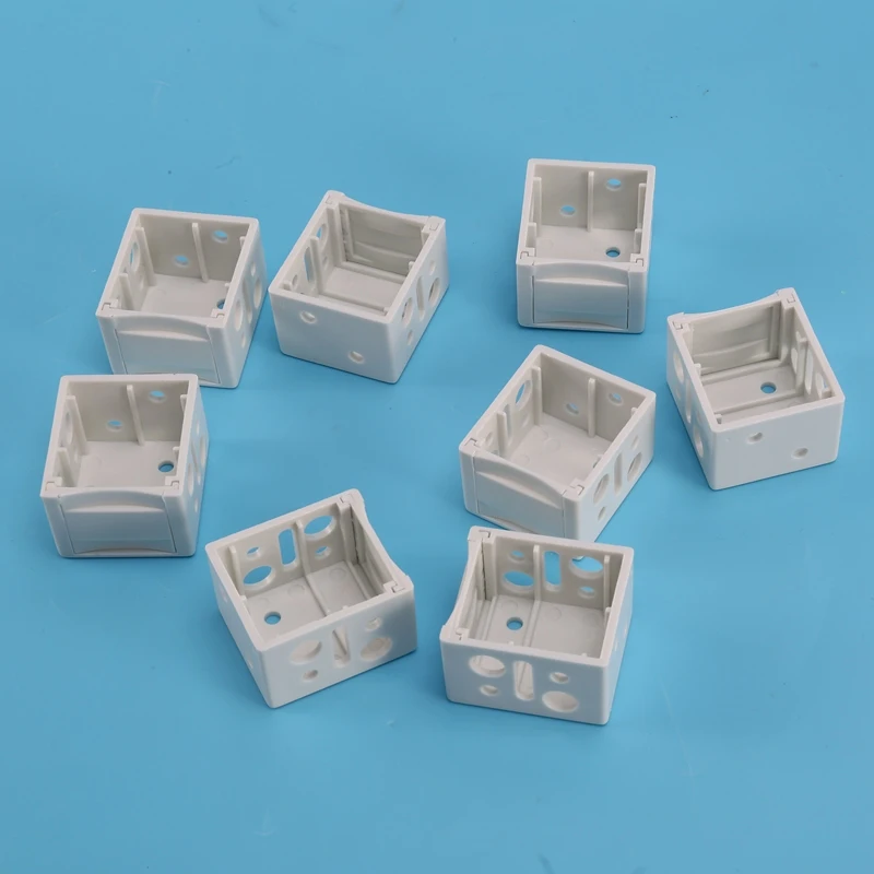 1 인치 블라인드 브래킷 흰색 프로파일 박스 장착 브래킷 창 블라인드 헤드레일 브래킷(8)-T45C