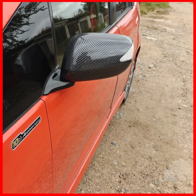 Car Styling For HONDA FIT JAZZ 2009-2013 GE6 GE8 Rearview Mirror Cover Cap Replacement Housing Auto Parts Accessories view 2