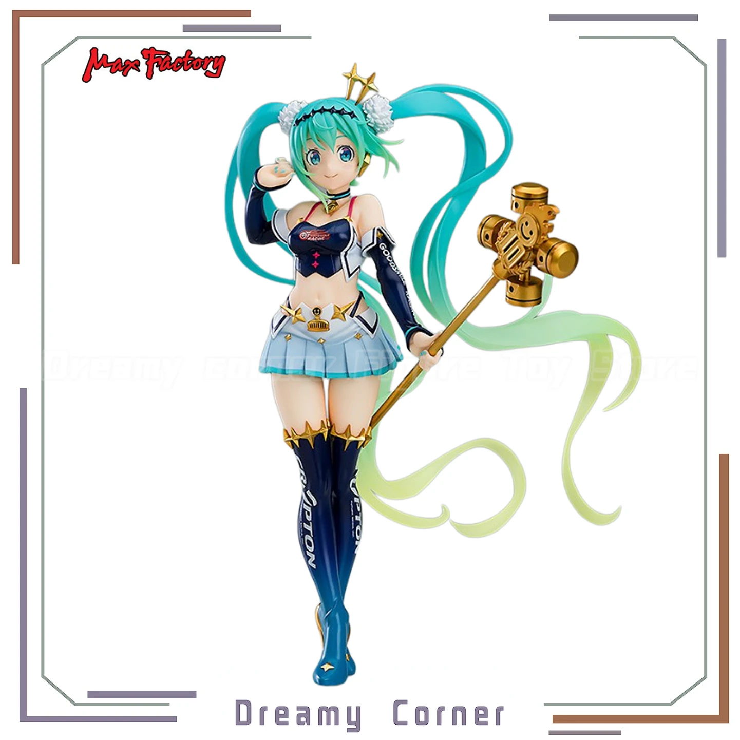 

【В наличии】Макс-фабрика, персонажи Piapro Hatsune Miku Racing, лето 2018, версия. Модель фигурки в масштабе 1/7