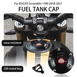 For DUCATI Scrambler1100 Scrambler 1100 Dark Sport Tribute PRO Streetfighter 848 Motorcycle Aluminium Fuel Tank Cap 97780051BA