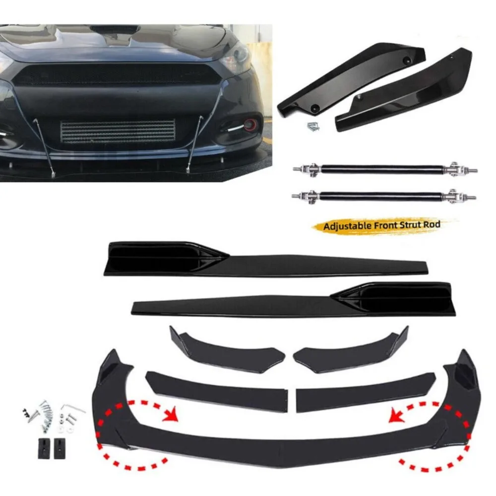 

For Dodge Dart 2013-2016 Front Bumper Spoiler Splitter Body Side Skirt Rear Lip United States