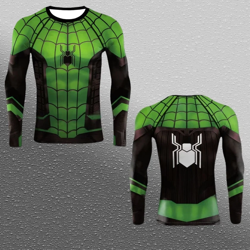 شعبية الأعجوبة خارقة كوس سلسلة أزياء الرياضة اللياقة البدنية الملابس الربيع والخريف طويلة الأكمام تي شيرت الملابس العائلية