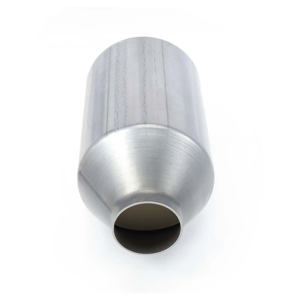 2 Inch Inlet/Outlet Ceramic Core Universal Catalytic Converter High Flow Stainless Steel 1PC