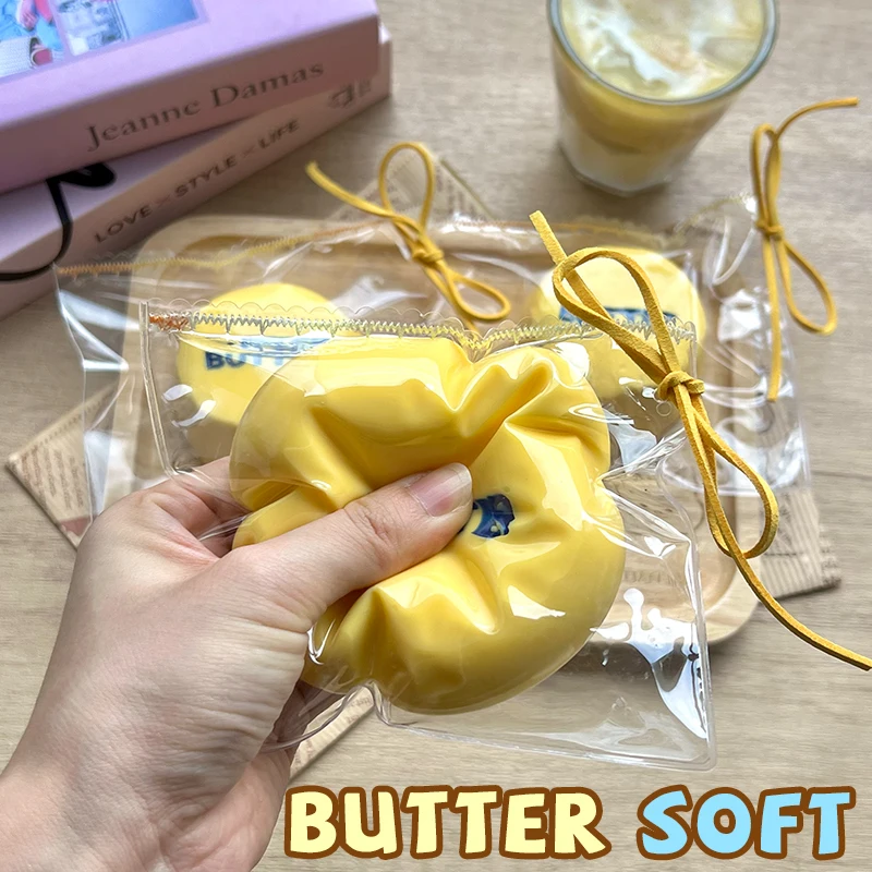 พุดดิ้งเนยซิลิโคนเกรดอาหาร Taba Squishy,สํานักงานความเครียดบรรเทาครีมนุ่ม Handmade Squeeze ของเล่น,ของขวัญคริสต์มาสฮาโลวีน