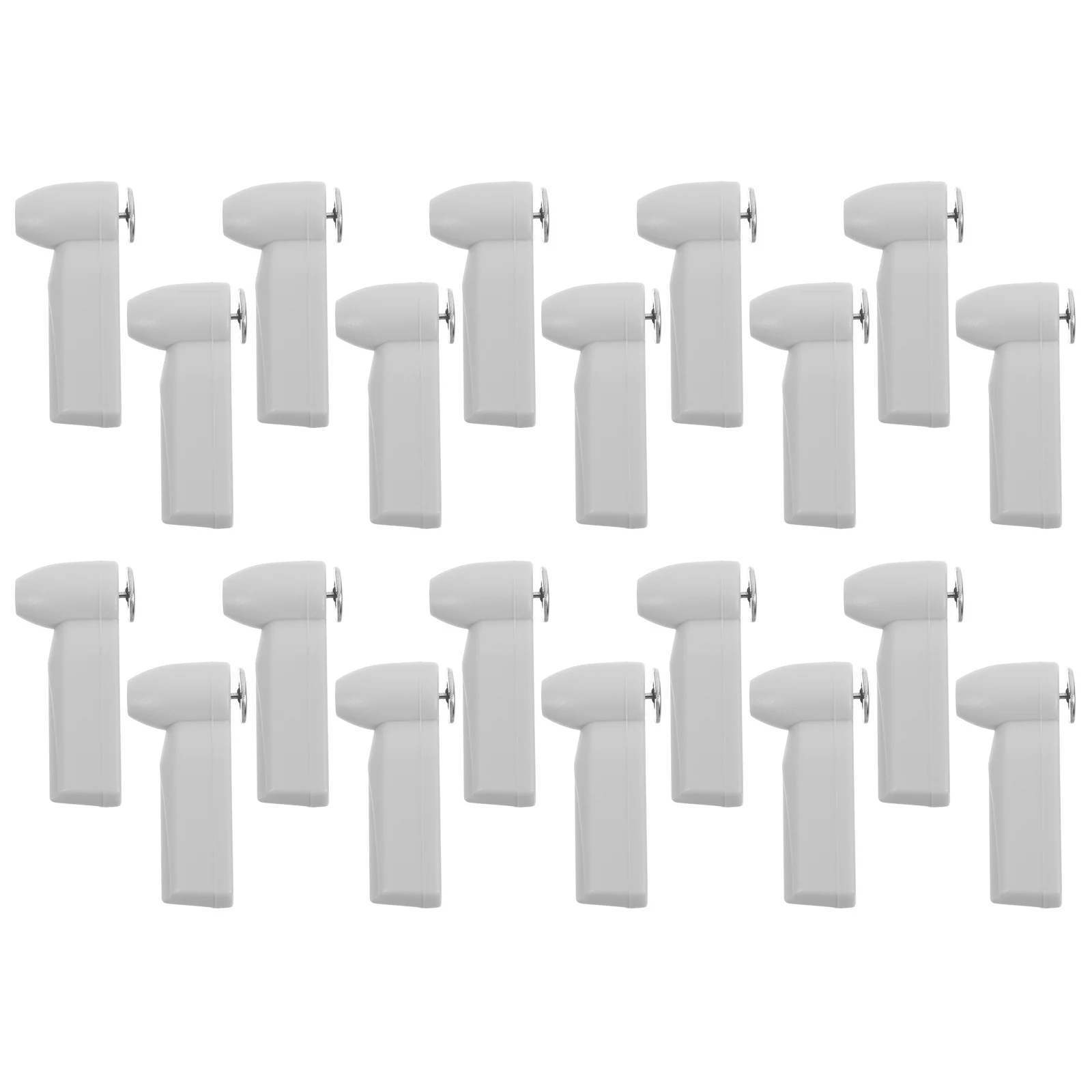 

20Pcs Anti-Theft Magnetic Lock Clothing Tags Reusable Security Hard Tags Light Gray for Retail Apparel Shoes Hats Alarm Labels