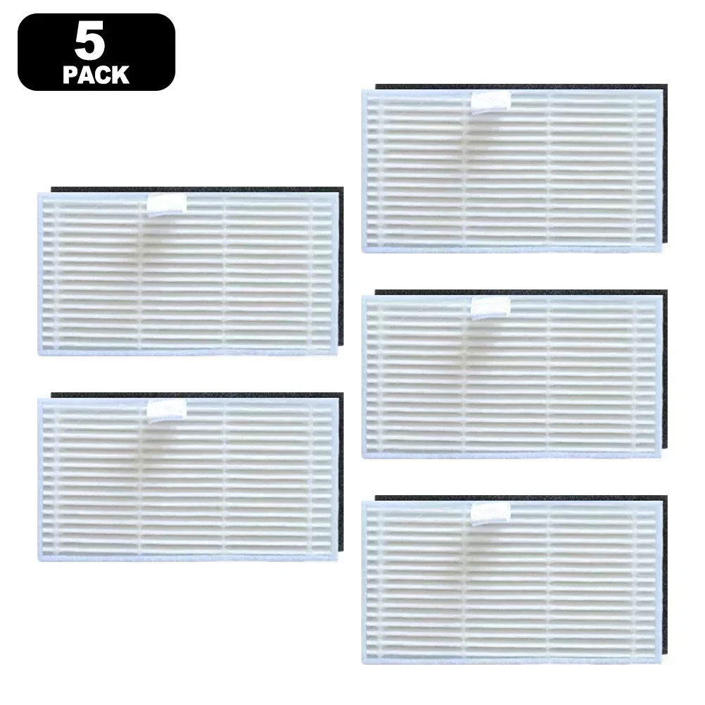 Replacement Filters Pack Of 5 Washable For Ultenic For T20 Pro Robot Vacuum Cleaner To Support Cleaner Floors And Fresh Air