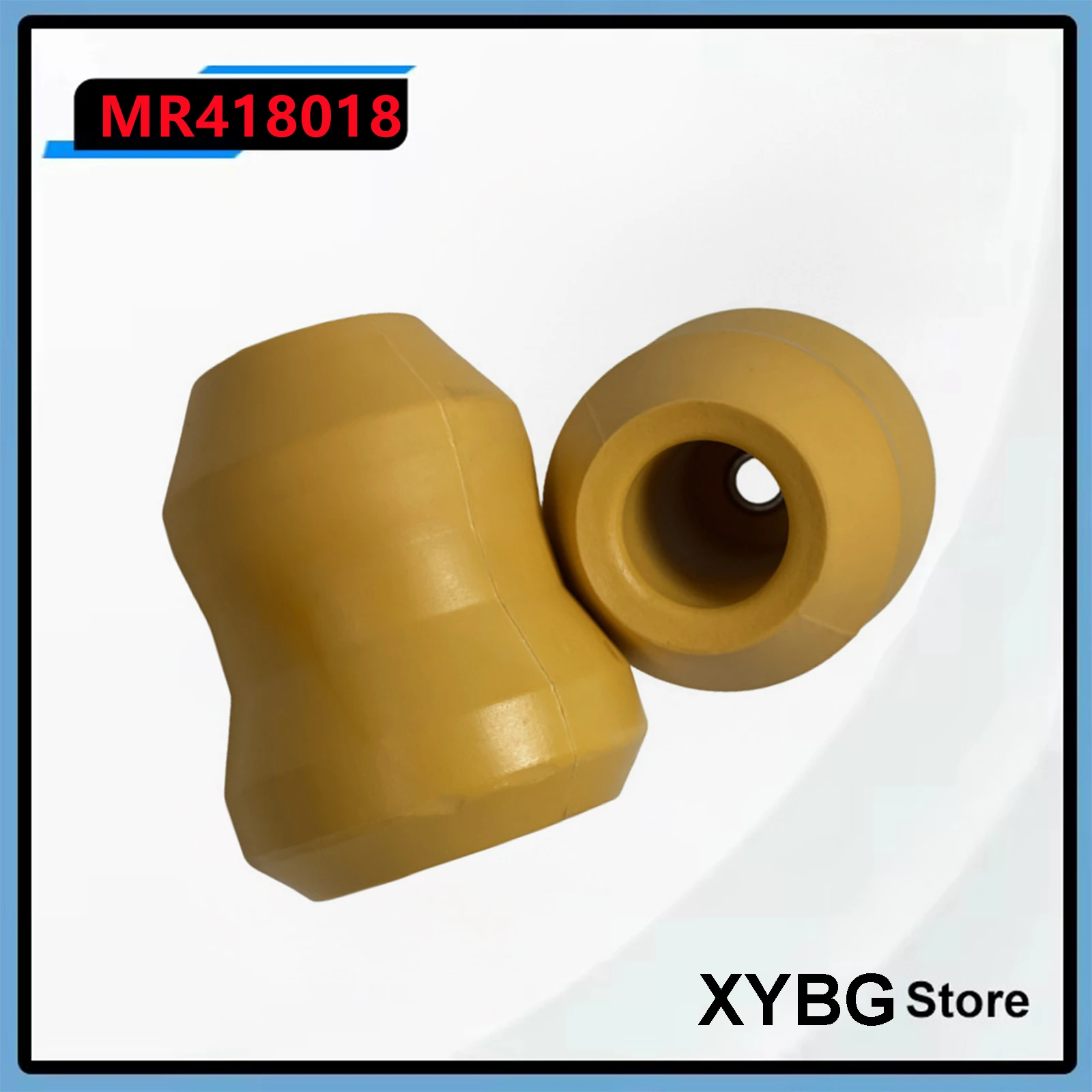 2Pcs MR418018 Car Rear Suspension Helper Damper Rubber Pad For Mitsubishi Pajero Montero Sport Challenger Nativa 1996-2016