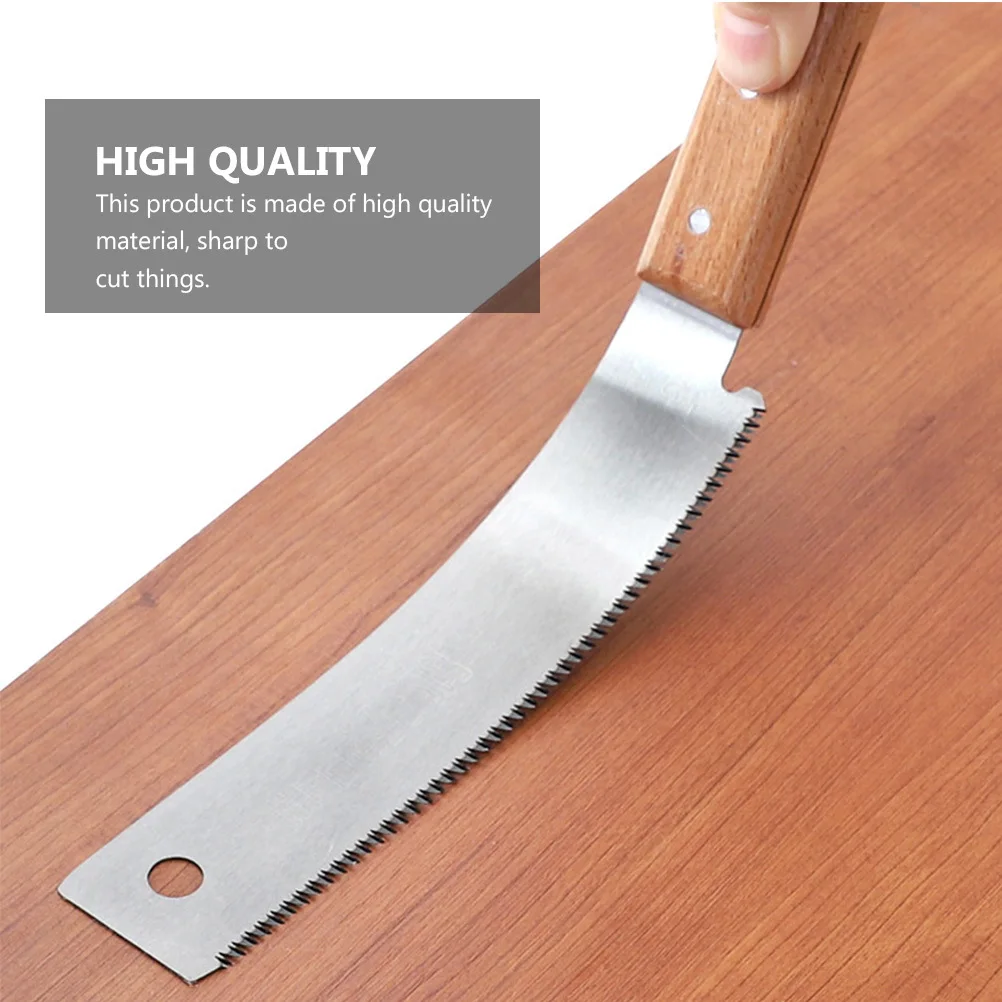 

1Pcs Wood Handle Sk5 Steel Fine Tooth Precision DIY Gardening Pruning Tool Compact Lightweight Ergonomic Design