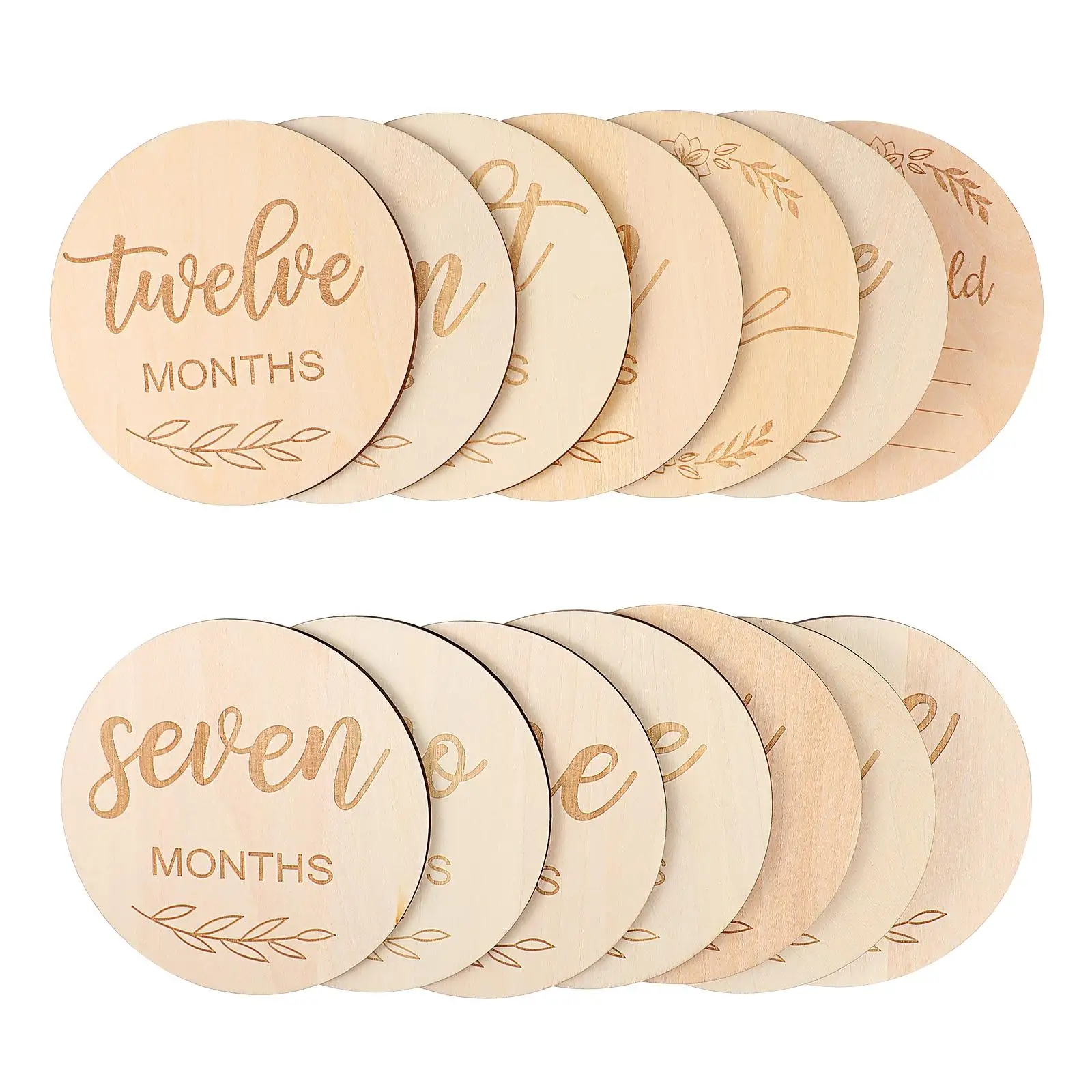 

Wooden Baby Milestone Baby Milestone Cards Wooden Cards Photo Props Quality Wood Friendly Newborn Accessories