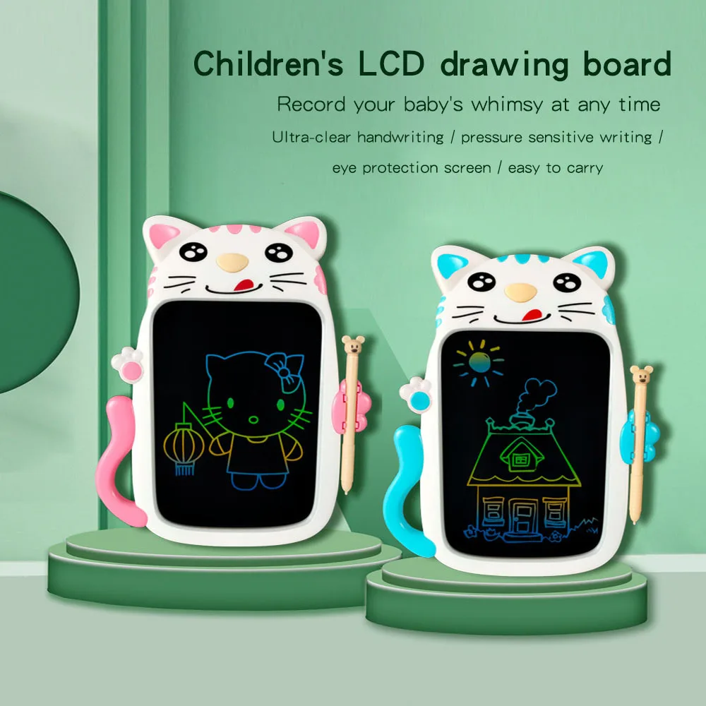 Children's LCD Drawing Board Baby Home Graffiti Small Blackboard Drawing Tablet Toy Electronic Tablet Toys Gifts For  Kids