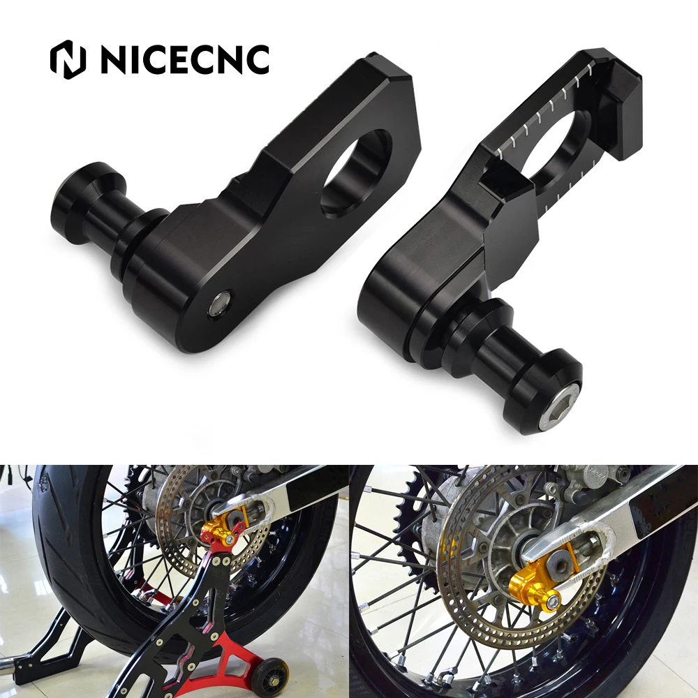 Swingarm Spindle Slider Axle Blocks Parking Ball Chain Adjusters for Suzuki GSX-R600 GSX-R750 GSX-R600 GSXR 600 750 2000-2009