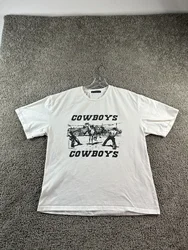 Brandy Melville Shirt Womens One Size Large Cowboys Made In Italy John Galt long or short sleeves