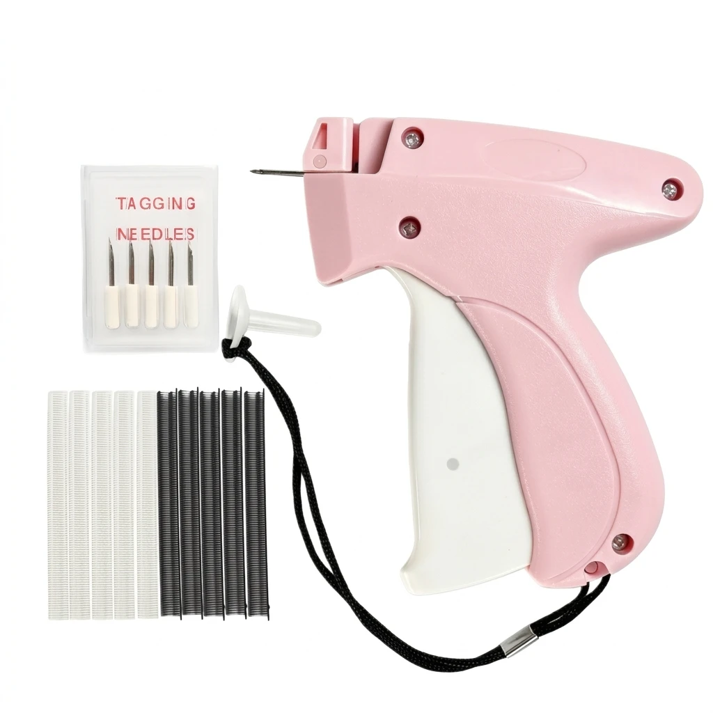 Retail Store Tagging Gun Jam-Free Label Attacher for Clothing Garment Price Tagging Tool Professional Fastener Kit Durable