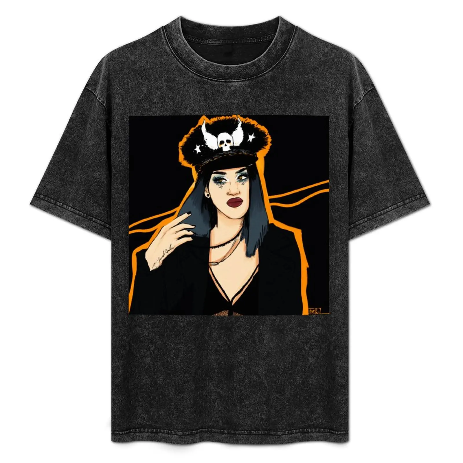 

black hat adore T-Shirt High Elasticity Sports T-Shirt