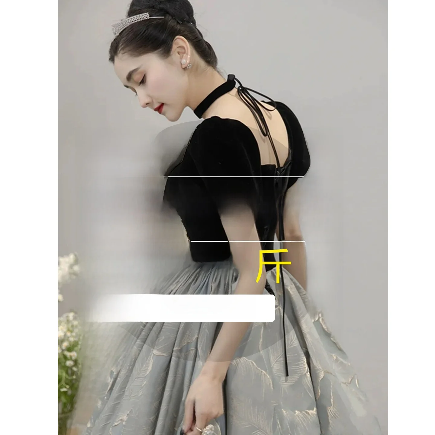 

Потрясающее вечернее платье больших размеров для женщин: элегантное, стройнящее, с высокой талией, из красивой ткани, для банкетов и свадеб