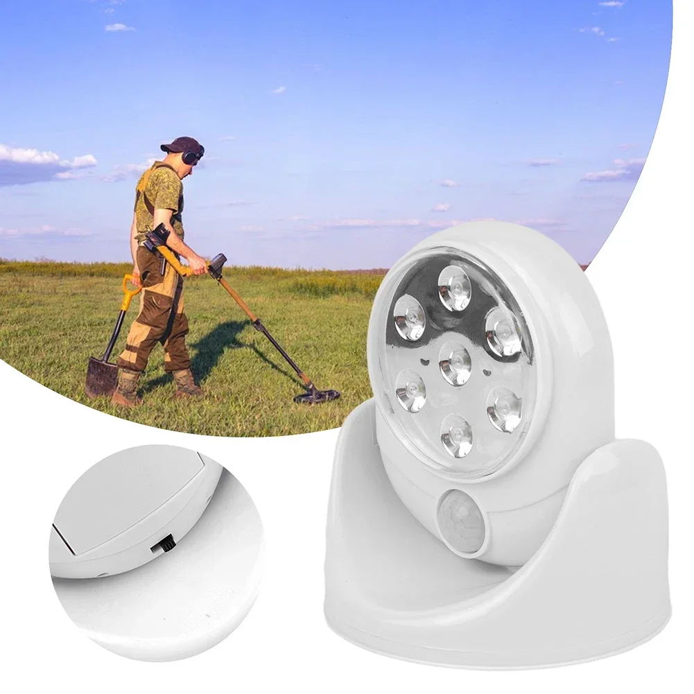 7 LED Wireless Motion Sensor Night Light 360 Degree Rotation Night Light Night Lamp Wall Light Lamp Battery Power Auto On Off