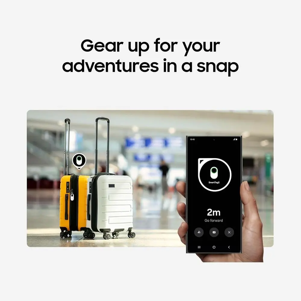 Bluetooth Smart Tag Locator for Keys, Wallets, Pets, and More - Compatible with Android 11 and Later, 2023 Model, 1 Pack, Black