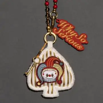 

100% подлинная серия POP MART WHY SO SERIOUS, оригинальная подвесная цепочка, глухая коробка, Коллекционная загадочная игрушка в подарок