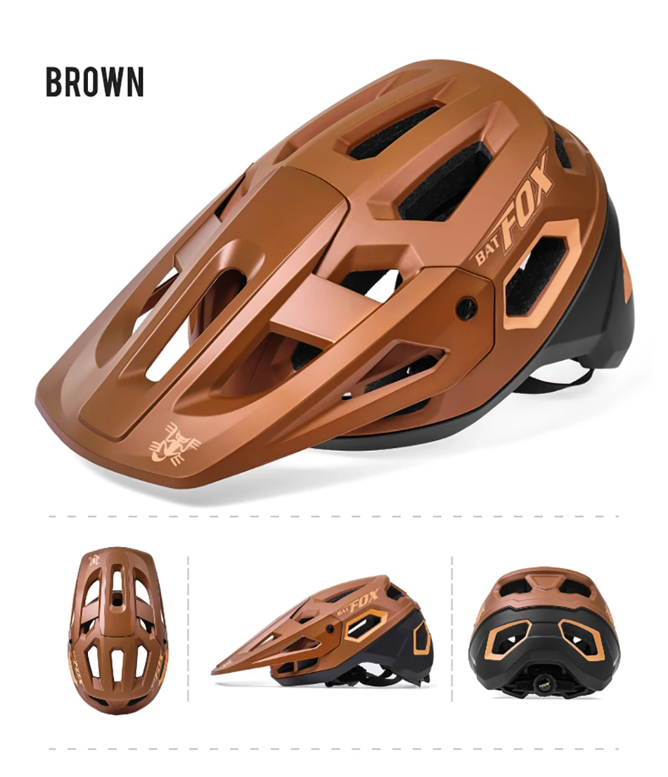 BATFOX Fahrradhelm für Herren und Damen Hochwertiger Integral-geformter Radsport-MTB-Fahrradhelm Straßen- und Mountainbike-Helme Casco Bicicleta – Detail 35