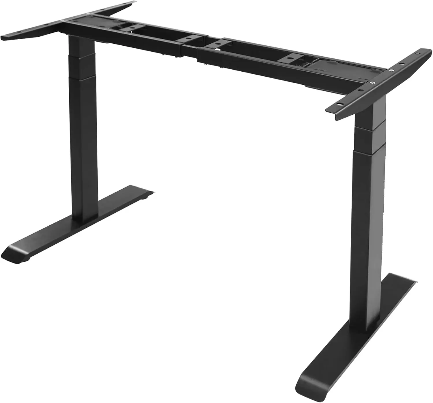 Dual Motor Standing Desk Frame 3 Tier Legs Height Adjustable Handset USB A C Ports Sit Stand Desk Base Home Office Black