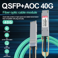 QSFP+ 40G AOC QSFP+ to QSFP+ Active Optical Cable 1M/3M/5M/7M/10M/15M High Speed Data Center Connectivity Cable