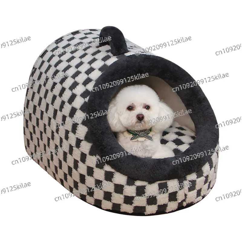 

Room Type Nest, Semi-enclosed Cat House, Autumn and Winter Warm Type for Pets