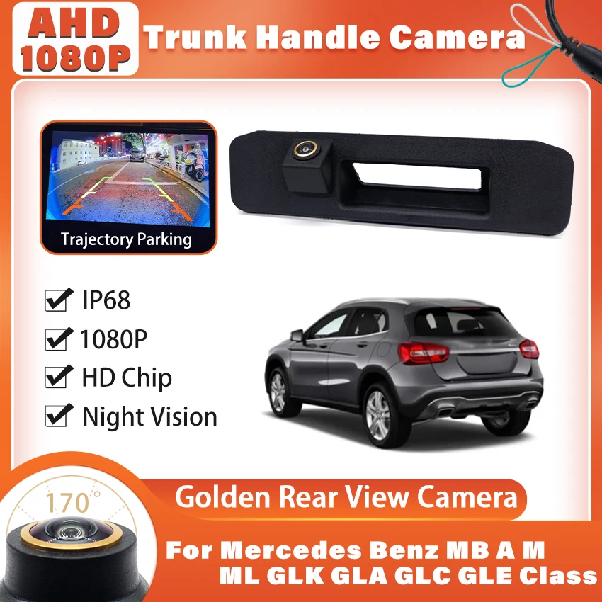 

AHD камера заднего вида ночного видения для Mercedes Benz MB A M ML GLK GLA GLC GLE Class X156 W166 W176 парковочная камера заднего вида