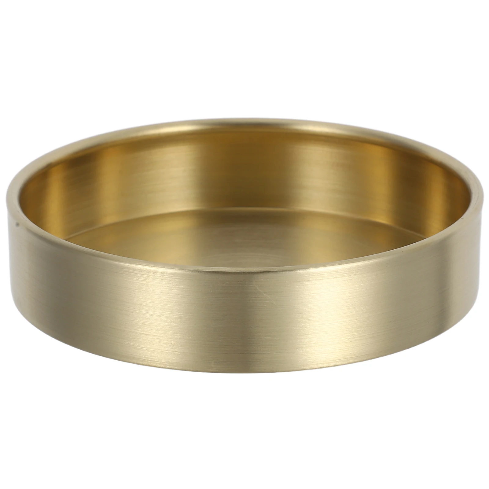

1Pcs Brass Storage Tray Round Decorative Desktop Sundries Organizer Cosmetics Jewelry Small Items Container Sundries Tray