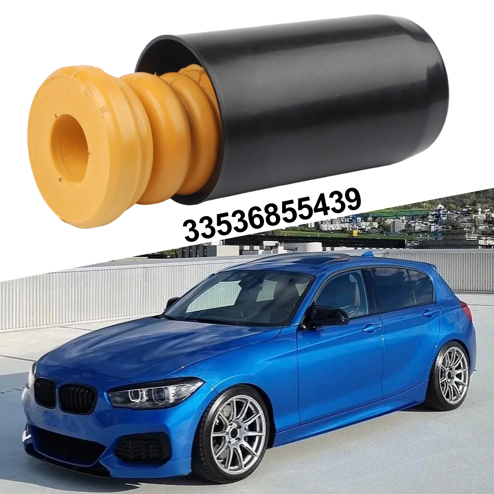Garden Indoor Suspension Strut Holder 33536855439 6855439 Accessories Bumper Easy Installation Parts Rear Stop