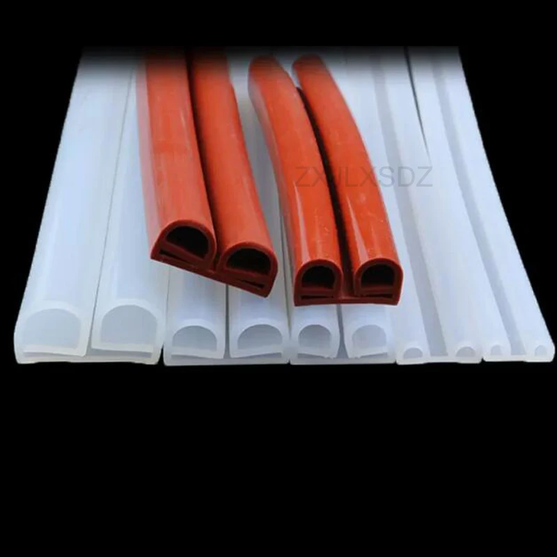 1 Meter B type silicone rubber oven door seal freezer door sealing strip door gasket