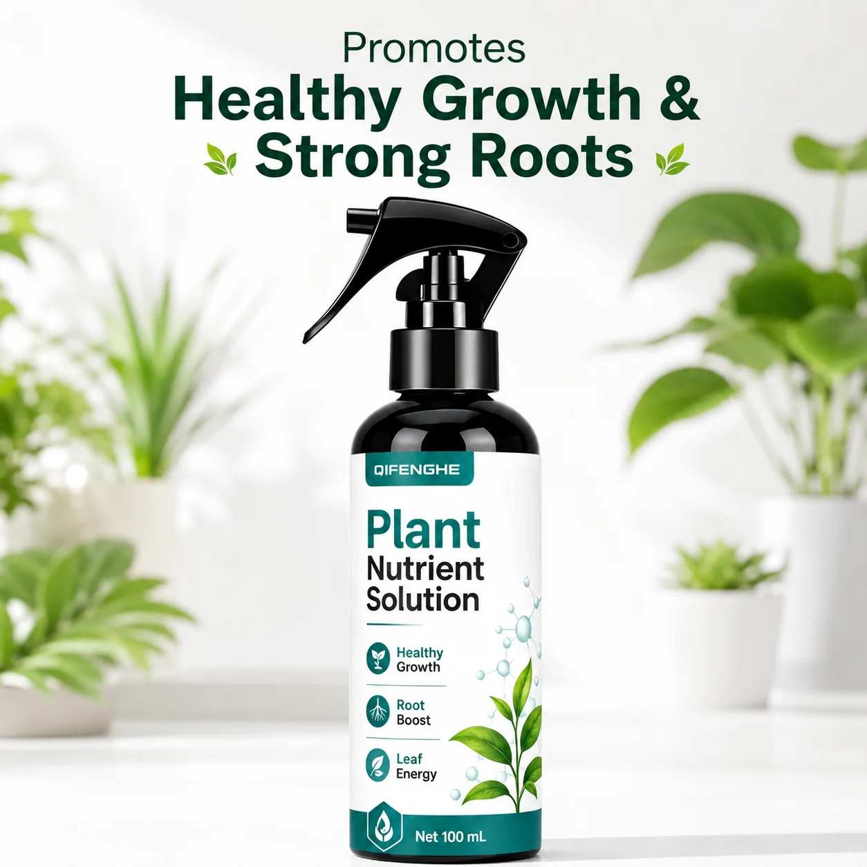 Liquid Fertilizer for Potted Plants & Outdoor Greenery, Enhances Leaf Chlorophyll, Supports Vigorous Daily Growth Care