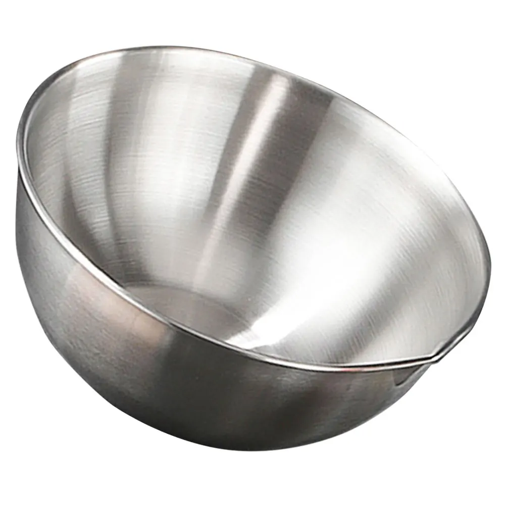 

Stainless Steel Mixing Large Capacity Food Storage Salad Holder Microwave Safe Lightweight Bowl For Food Prep