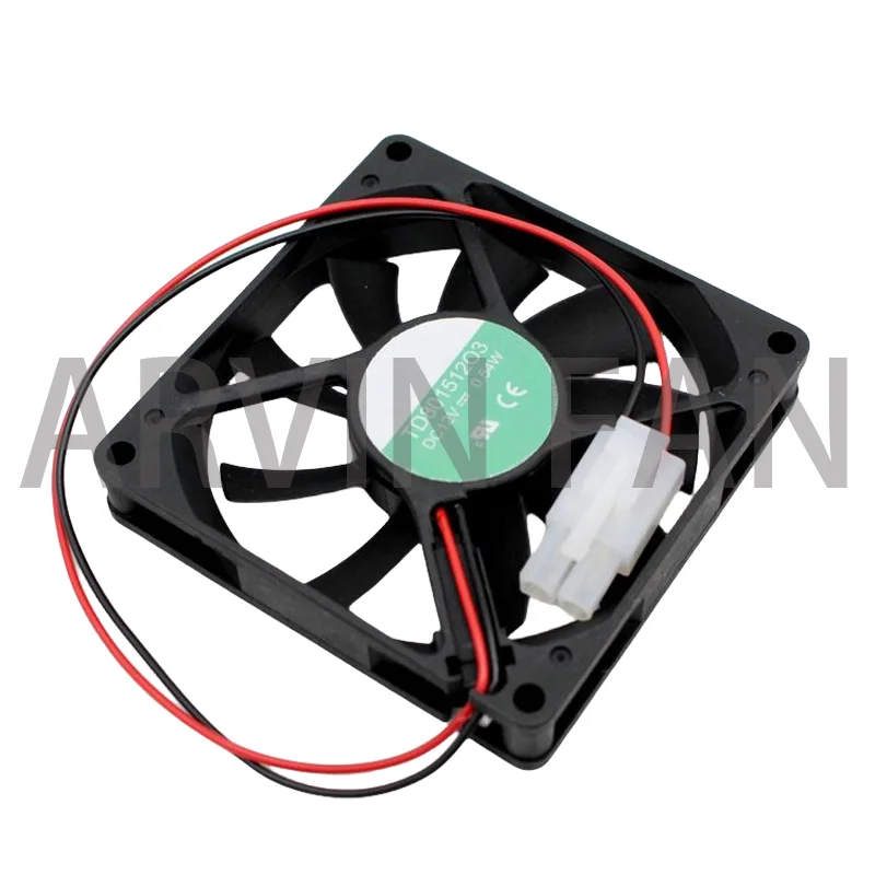 

TD801512O3 TD80151203 12V 0.54W 80x80x15mm 2-Wire Server Cooling Fan