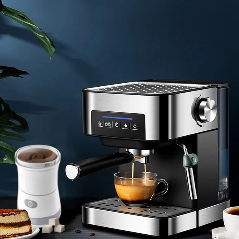 High Quality Electric Espresso Coffee Maker with Automatic Milk Foaming Stainless Steel Housing for Home Office or Hotel Use