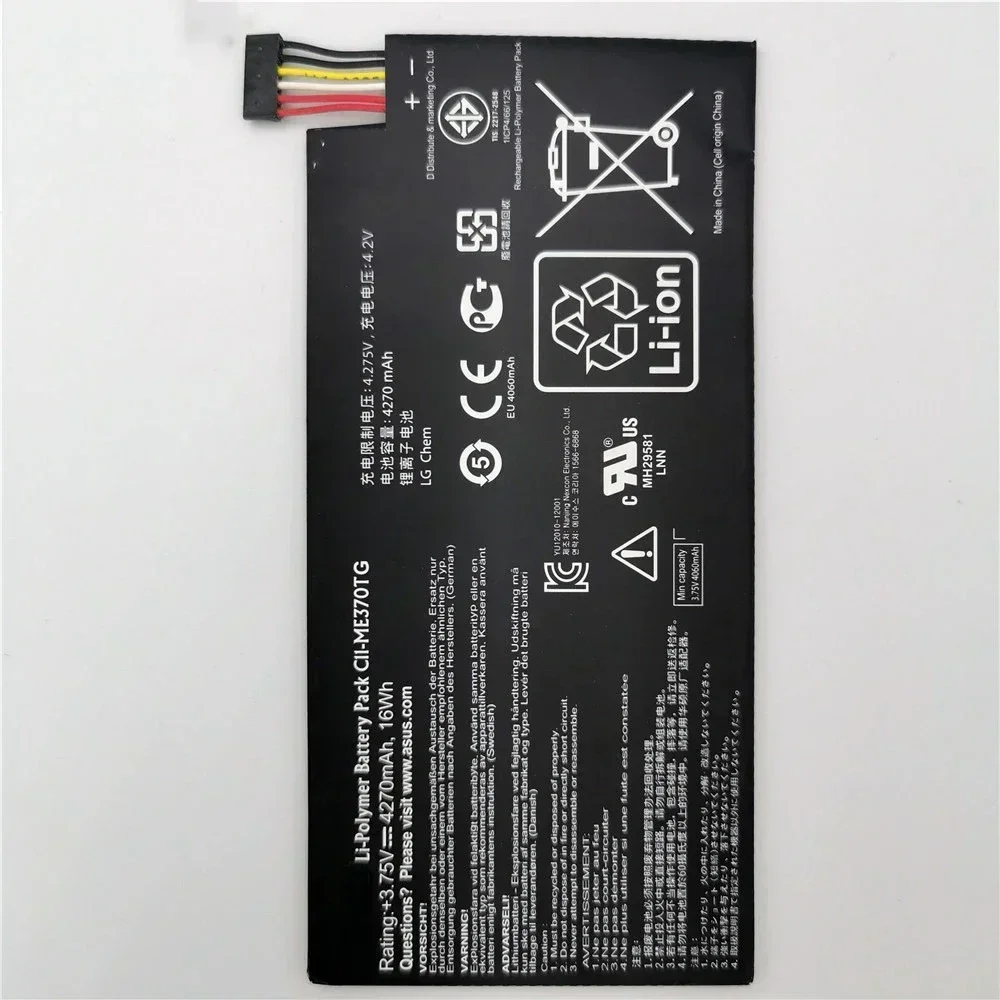 High Quality 4270mAh C11-ME370TG Battery For Asus Google Nexus 7 32GB 3G Version PC Laptop Tablet Battery